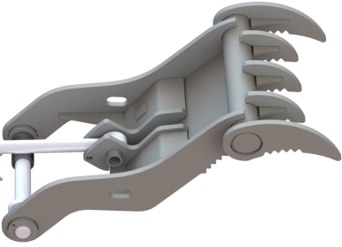 main pin excavator thumb