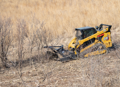 Forestry Disk Mulcher Cutting Brush