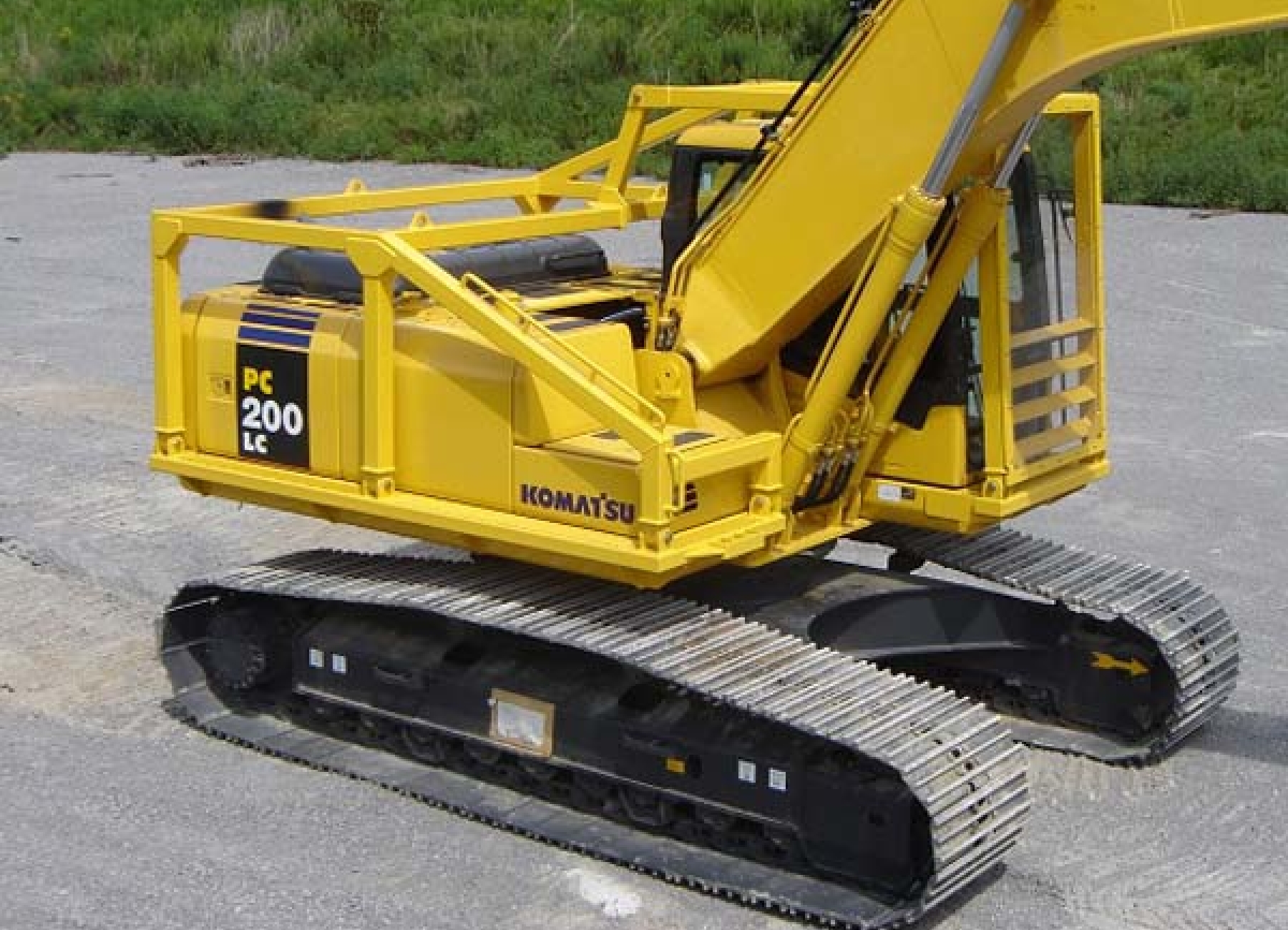 road builder guard excavator paladin attachments