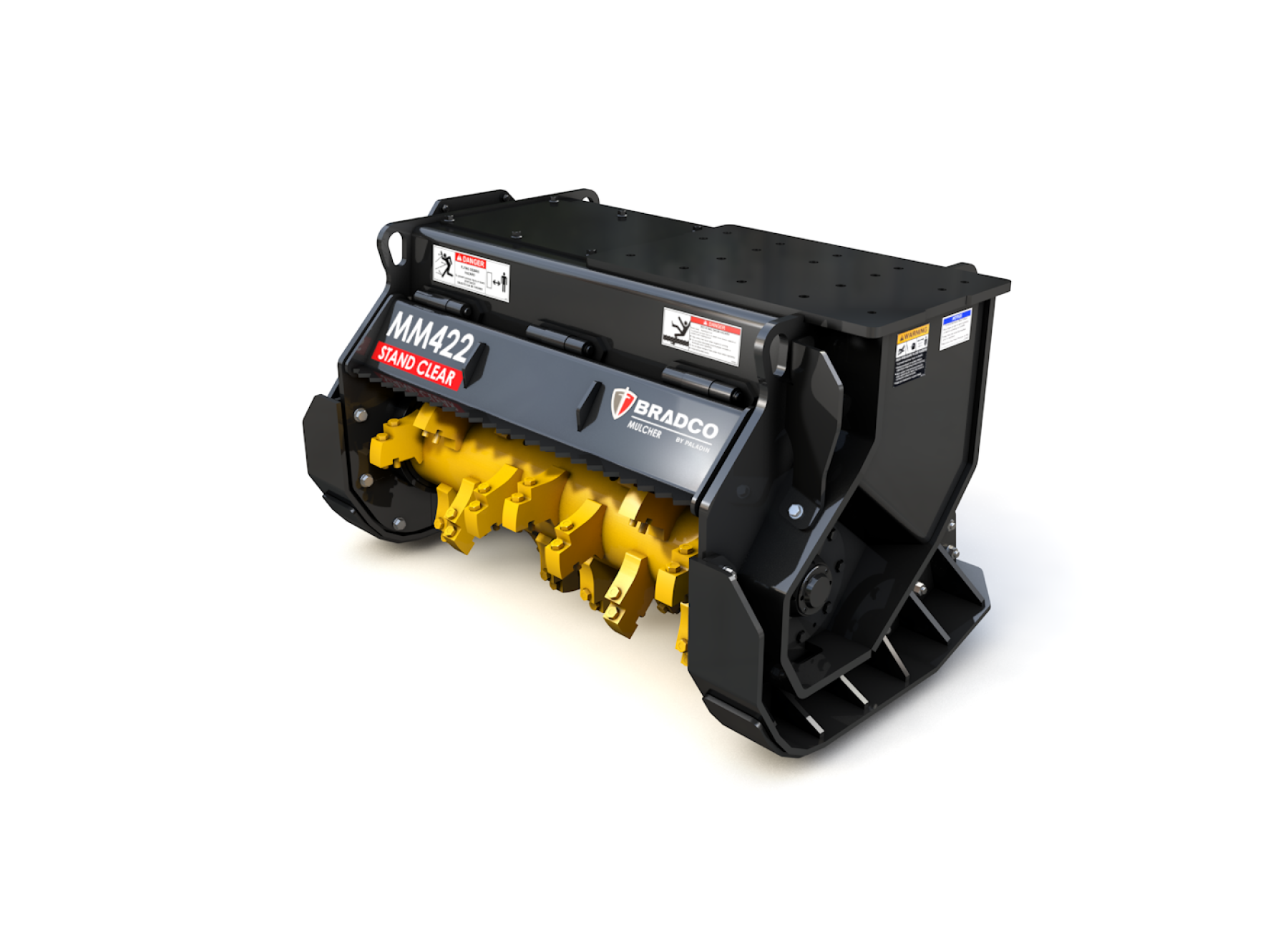 Bradco HD EX Mulcher MM422 Paladin Attachments