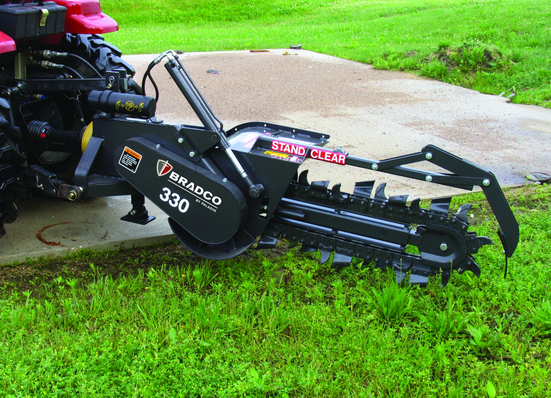 Bradco GP SS Trencher 330 Paladin Attachments