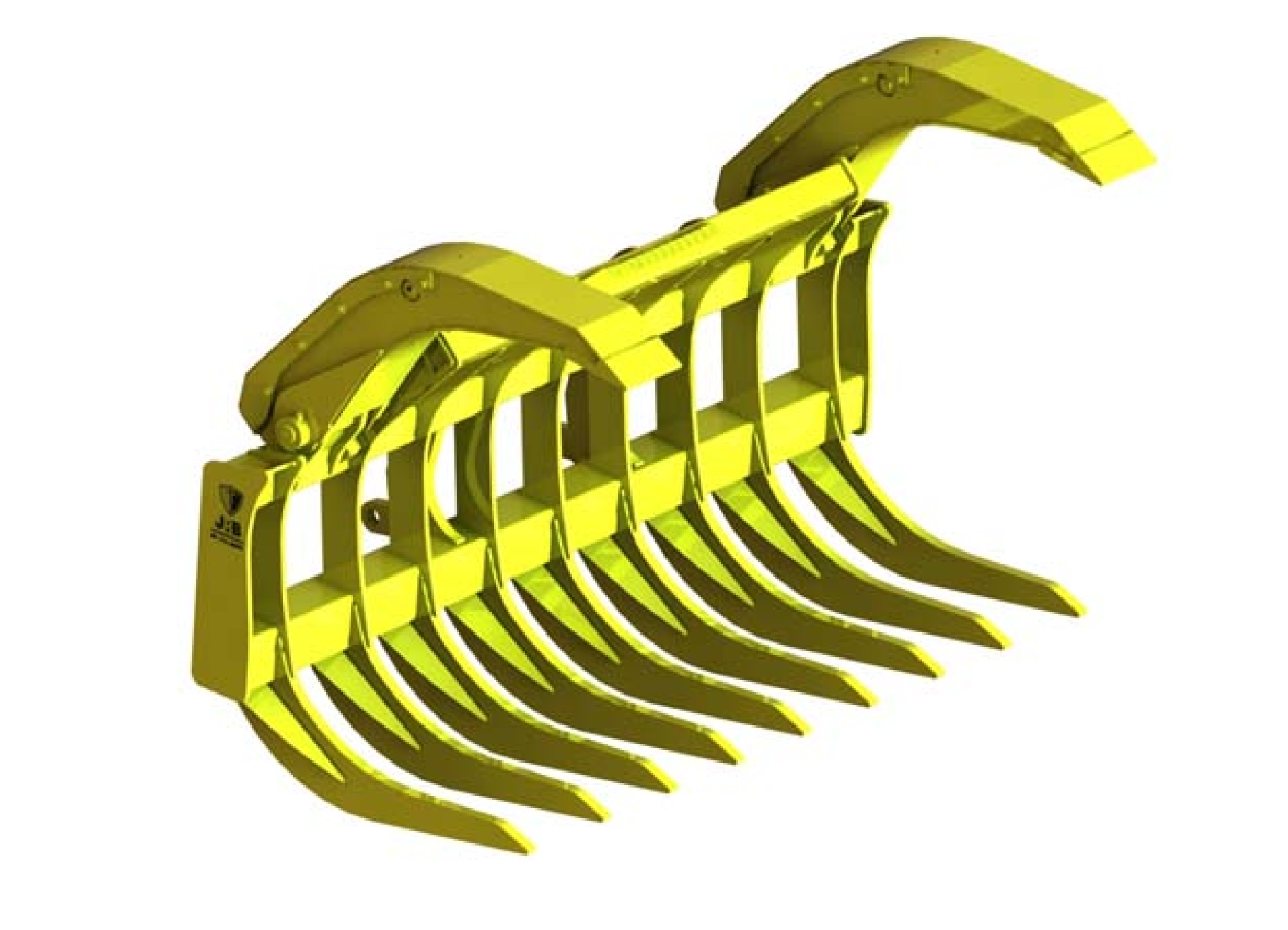 Loader Rake With Clamps Paladin Attachments