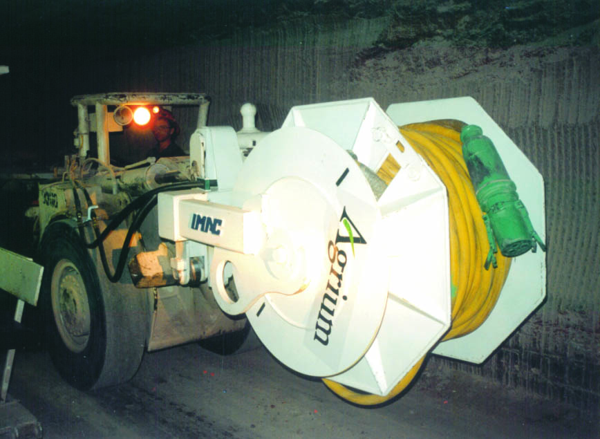 CWS Cable Reeler for Underground Loaders